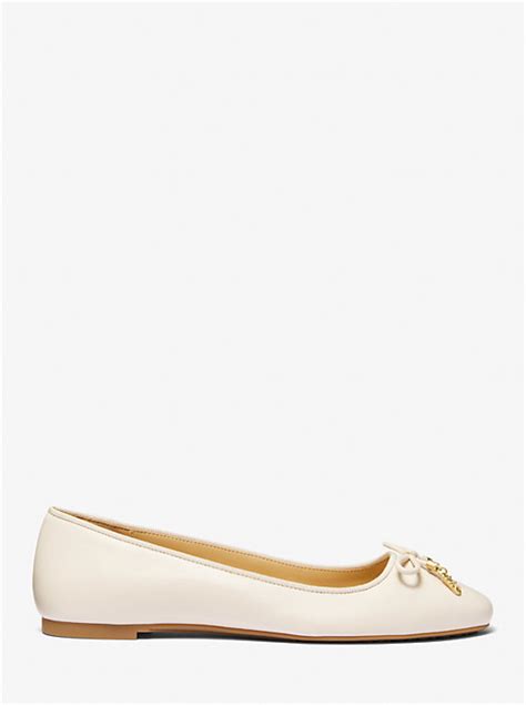 Michael Michael Kors Honey Ballet Flat Faux Leather/Washed 